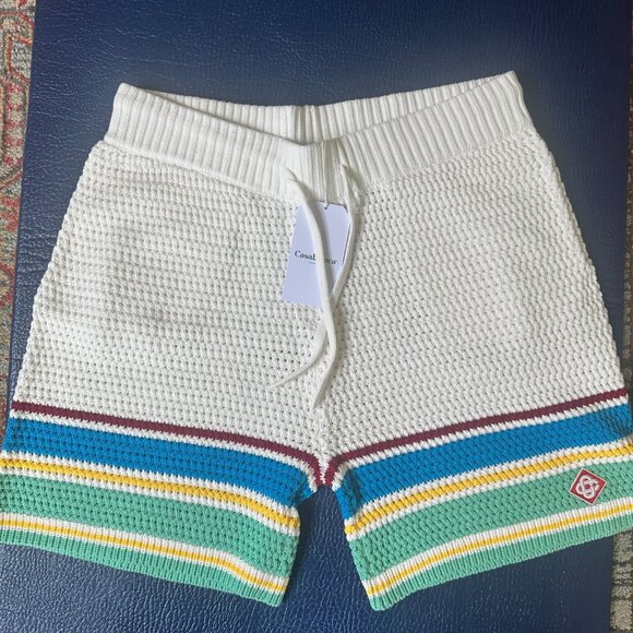 CASABLANCA crocheted Bermuda shorts White (Large) - Picture 2 of 5
